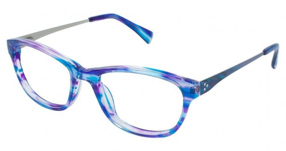 Crush CT51 Eyeglasses, blue/purple horn (75)