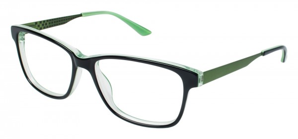 Humphrey's 581012 Eyeglasses, Black/Lime - 10 (BLK)