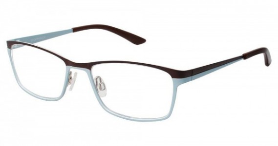 Humphrey's 582142 Eyeglasses, Brown w/Light Blue (60)