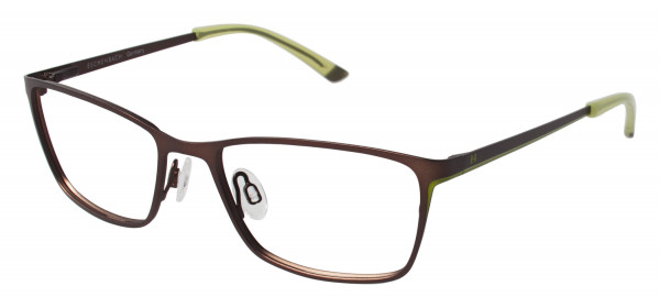 Humphrey's 582171 Eyeglasses, Brown/Green - 64 (BRN)