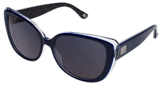 Lulu Guinness L105 Sunglasses, Midnight Blue (NAV)