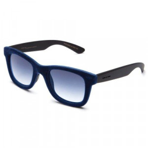 Italia Independent 0090V Sunglasses, Dark Blue Lente Cat.2 (Shaded/Blue) .021.000