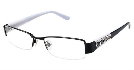 Jimmy Crystal Impulse Eyeglasses, Black