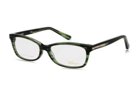 Alpha Viana V1018 Eyeglasses, Green Acetate