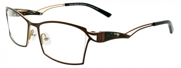 Takumi TK940 Eyeglasses, SATIN BROWN