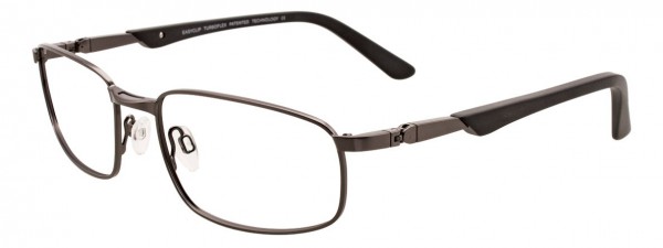EasyClip EC316 Eyeglasses, SATIN DARK GREY