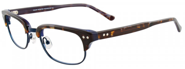 Takumi TK922 Eyeglasses, 010 - Tortoise & Navy