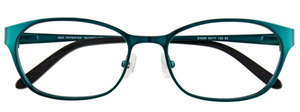 MDX S3295 Eyeglasses, 060 - Satin Teal & Silver