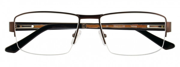Takumi TK939 Eyeglasses, 010 - Satin Dark Brown