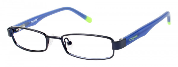 Crayola Eyewear CR110 Eyeglasses, NVY NAVY/BLUE, SCREAMIN GREEN