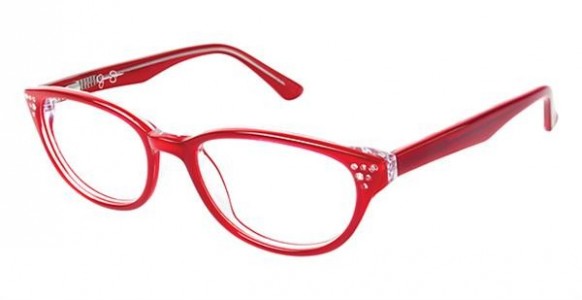Jessica Simpson J1016 Eyeglasses, RED RED CRYSTAL
