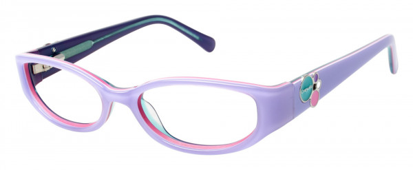 Crayola Eyewear CR130 Eyeglasses, PRGR LILAC/AQUA