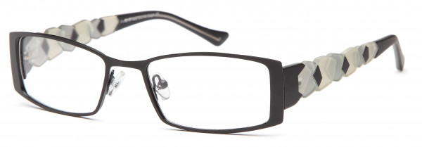 Di Caprio DC110 Eyeglasses, Black
