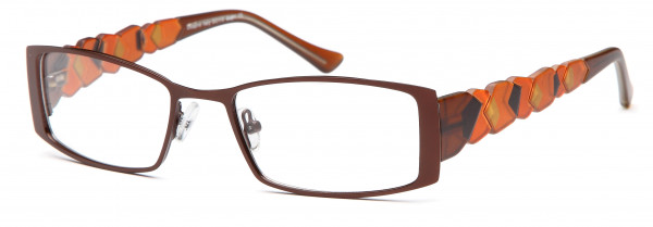 Di Caprio DC110 Eyeglasses, Brown