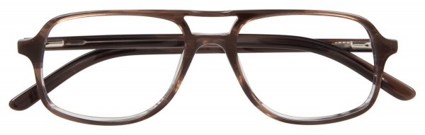 ClearVision BILL Eyeglasses, Brown Horn
