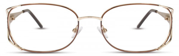 Gold Coast GC-109 Eyeglasses, 2 - Brown / Gold