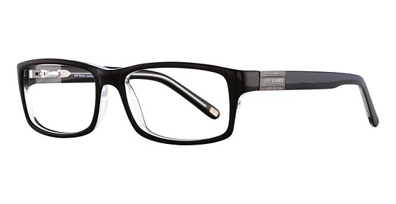 Jeff Banks London Eyeglasses, Black/Crystal