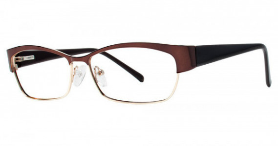 Genevieve COMMIT Eyeglasses, Brown/Gold