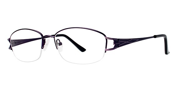 Genevieve Glenda Eyeglasses, Matte Plum Lilac