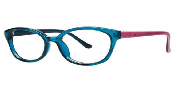 Genevieve Languish Eyeglasses, teal/pink