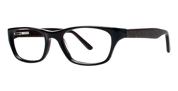 Genevieve Daring Eyeglasses, Black/Brown