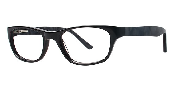 Genevieve Daring Eyeglasses, Black/Grey