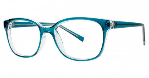 Modern Optical PLEASURE Eyeglasses, Teal/Crystal