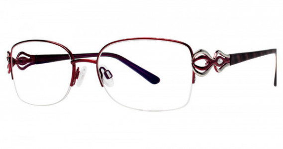Modern Art A358 Eyeglasses, Burgundy