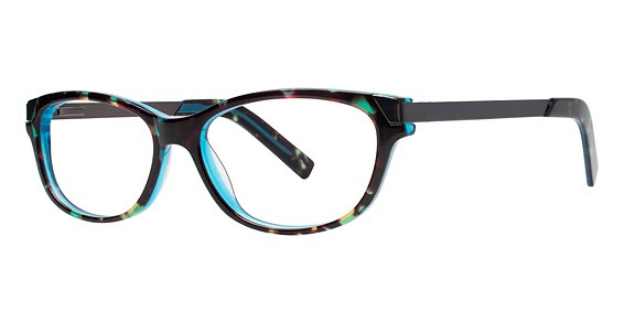 Modern Art A355 Eyeglasses, Tortoise Teal