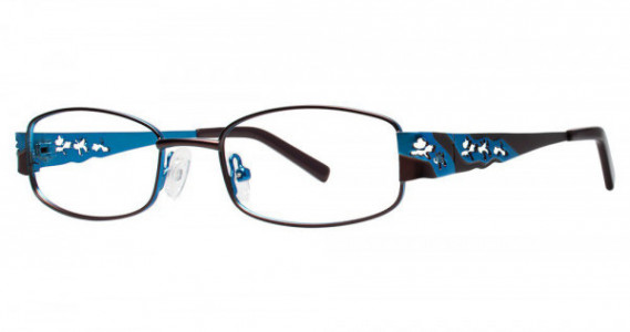 Modz PLAYFUL Eyeglasses, Matte Brown/Blue