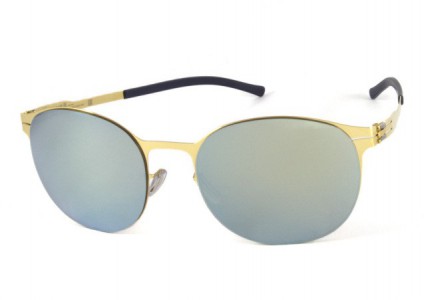 ic! berlin U1 Kotti Sunglasses, Sun-Gold / Silver Mirrored