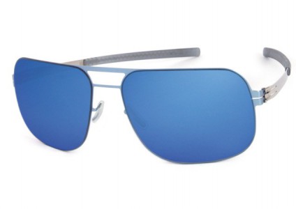ic! berlin U5 Alex Sunglasses, Electric-Light-Blue / Royal-Blue Mirrored