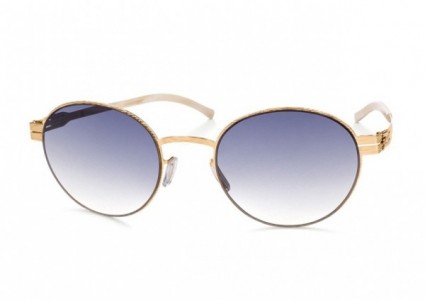 ic! berlin Claude Sunglasses, Rosé-Gold / Black to Grey