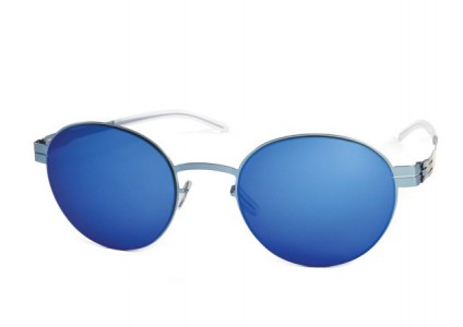 ic! berlin Claude Sunglasses, Electric-Light-Blue / Royal-Blue Mirrored