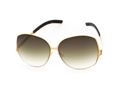 ic! berlin Lundi Sunglasses, Matte-Gold