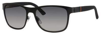 Gucci Gucci 2247/S Sunglasses, 0M7A(WJ) Semi Matte Black / Gray