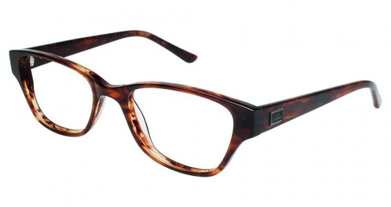 Lulu Guinness L879 Eyeglasses, brown horn (HRN)