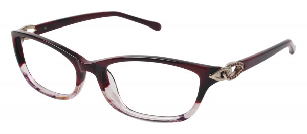 Tura R317 Eyeglasses, Burgundy (BUR)