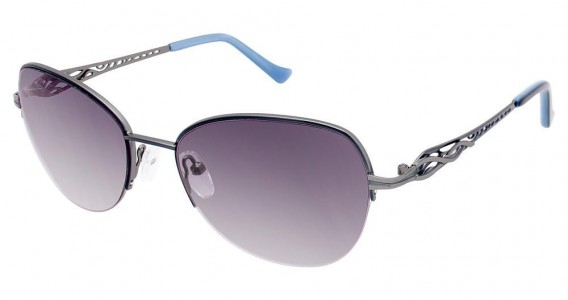 Tura 042 Sunglasses, Navy/Silver (NAV)