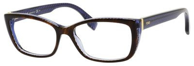 Fendi Ff 0003 Eyeglasses, 07OY(00) Havana Black Blue