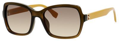 Fendi Fendi 0007/S Sunglasses, 07QQ(ED) Transparent Brown