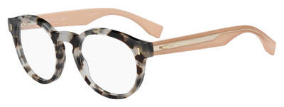 Fendi Ff 0028 Eyeglasses, 0HJU(00) Havana Beige
