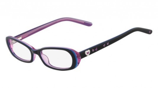 Marchon M-BELLA Eyeglasses, (015) BLACK TUTTI-FRUITY