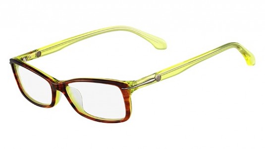 Calvin Klein CK5786 Eyeglasses, (510) HAVANA/YELLOW