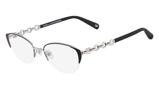 Diane Von Furstenberg DVF8037 Eyeglasses, 001 BLACK