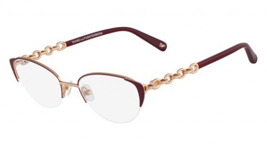 Diane Von Furstenberg DVF8037 Eyeglasses, 601 ROSE GOLD