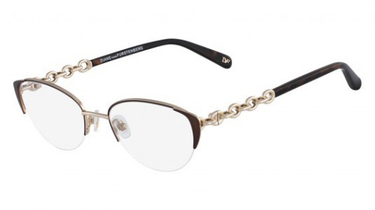 Diane Von Furstenberg DVF8037 Eyeglasses, 718 GOLD