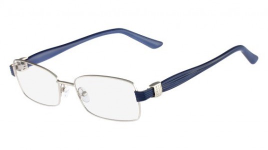 Ferragamo SF2131R Eyeglasses, 045 SHINY SILVER