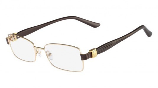 Ferragamo SF2131R Eyeglasses, 717 SHINY GOLD