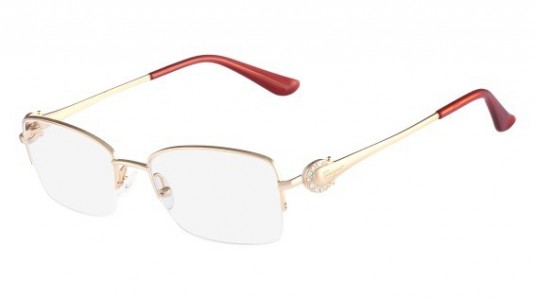 Ferragamo SF2132R Eyeglasses, (688) SHINY ROSE GOLD